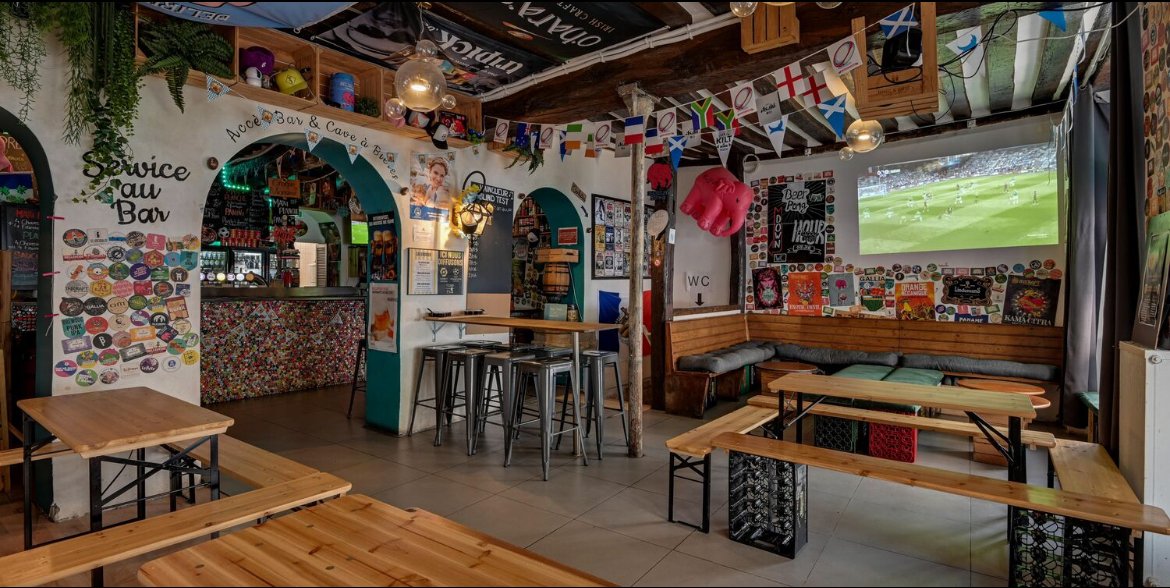 Le bar de La Bulle à Bière